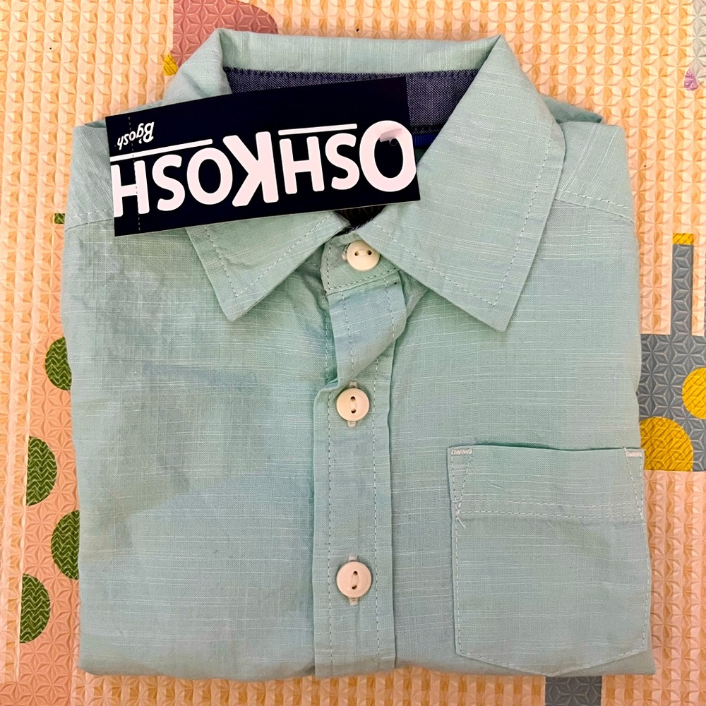 Oshkosh B’gosh Toddler Button Down Shirt, NWT, size 2T